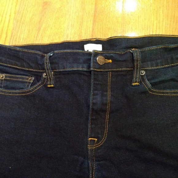 J.Crew Dark Wash Stretch Jeans-31 waist/29" length - Picture 2 of 3